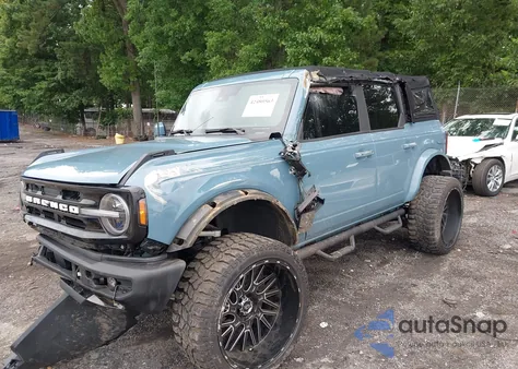 2022 Ford Bronco Outer Banks из США, поврежденный, VIN 1FMDE5BH9NLB11487